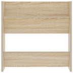 vidaXL Wand-Schuhschrank Sonoma-Eiche 60x18x60 cm Holzwerkstoff