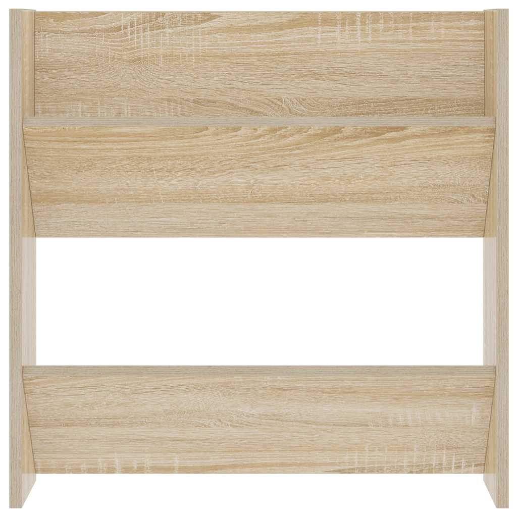 vidaXL Wand-Schuhschrank Sonoma-Eiche 60x18x60 cm Holzwerkstoff