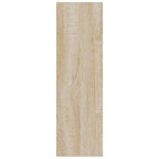 vidaXL Wand-Schuhschrank Sonoma-Eiche 60x18x60 cm Holzwerkstoff