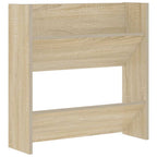 vidaXL Wand-Schuhschränke 2 Stk. Sonoma-Eiche 60x18x60cm Holzwerkstoff