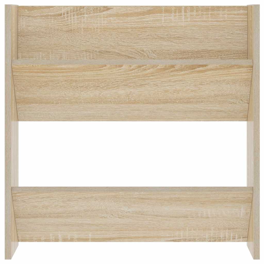 vidaXL Wand-Schuhschränke 2 Stk. Sonoma-Eiche 60x18x60cm Holzwerkstoff