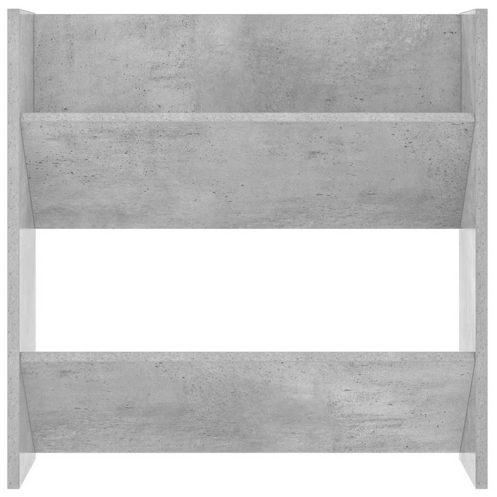 vidaXL Wand-Schuhschränke 2 Stk. Betongrau 60x18x60 cm Holzwerkstoff