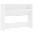 vidaXL Wand-Schuhschrank Weiß 80x18x60 cm Holzwerkstoff