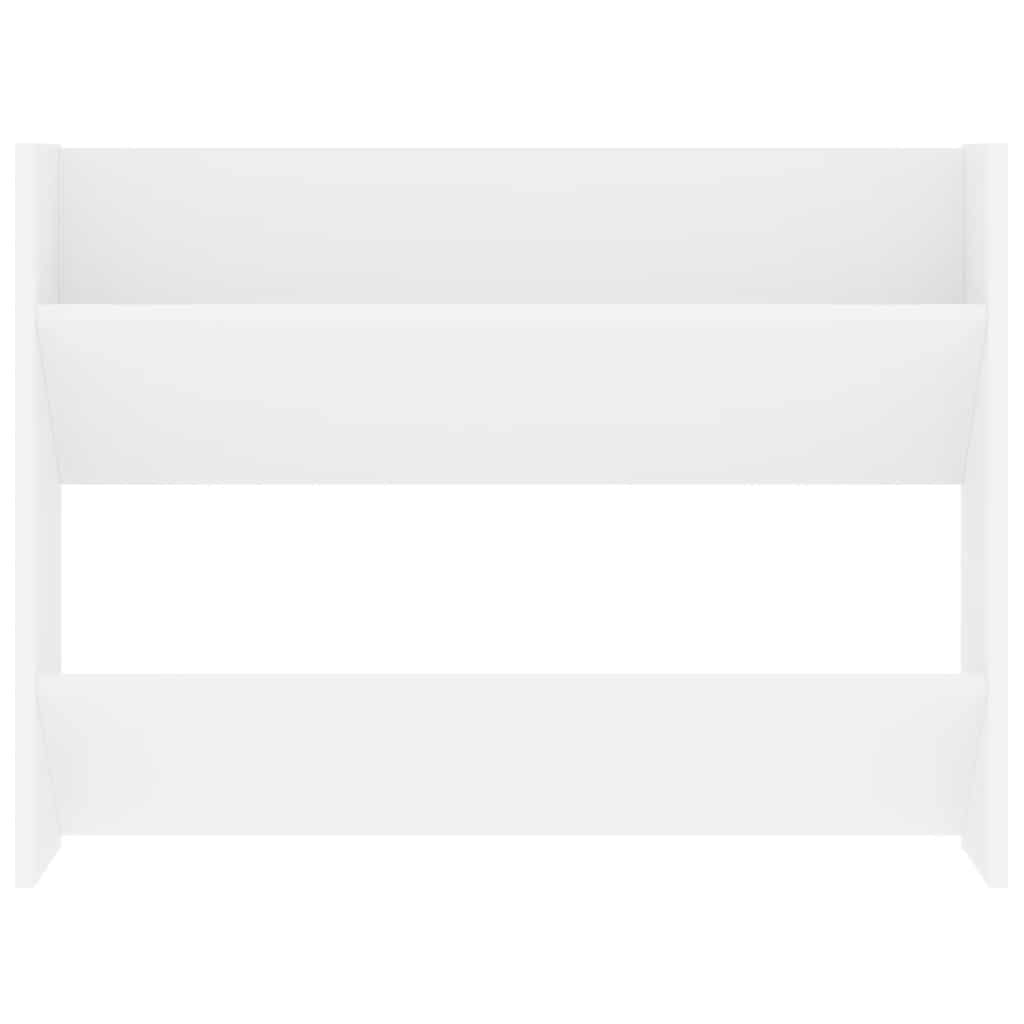 vidaXL Wand-Schuhschrank Weiß 80x18x60 cm Holzwerkstoff