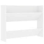 vidaXL Wand-Schuhschränke 2 Stk. Weiß 80x18x60 cm Holzwerkstoff