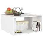 vidaXL Couchtische 4 Stk. Weiß 33x33x33 cm Holzwerkstoff