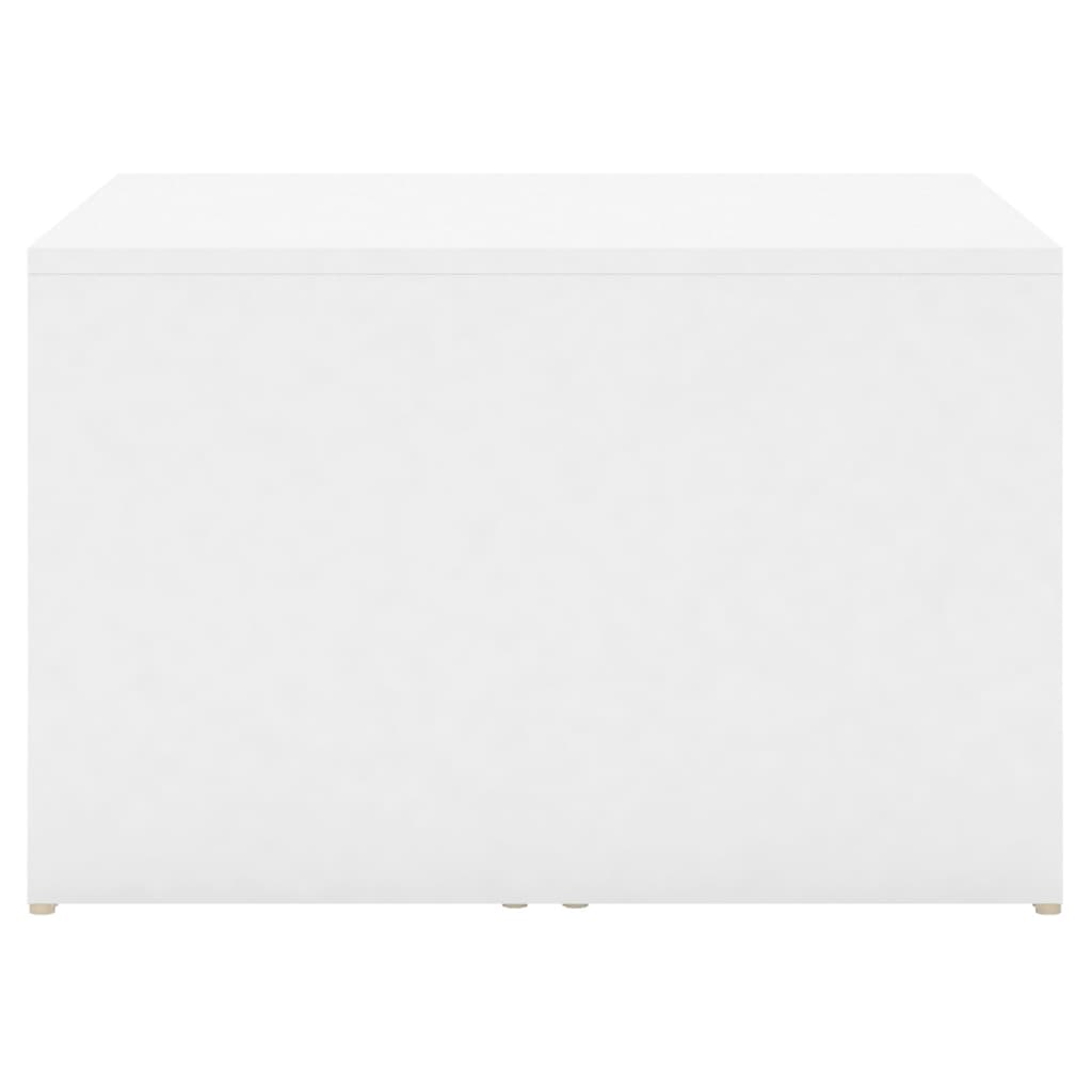 vidaXL 3-tlg. Satztisch-Set Weiß 60x60x38 cm Holzwerkstoff