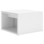 vidaXL 3-tlg. Satztisch-Set Weiß 60x60x38 cm Holzwerkstoff