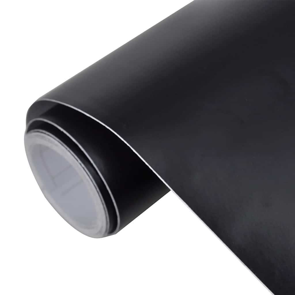 vidaXL Autofolien 2 Stk. Matt-Schwarz 100x150 cm+50x150 cm