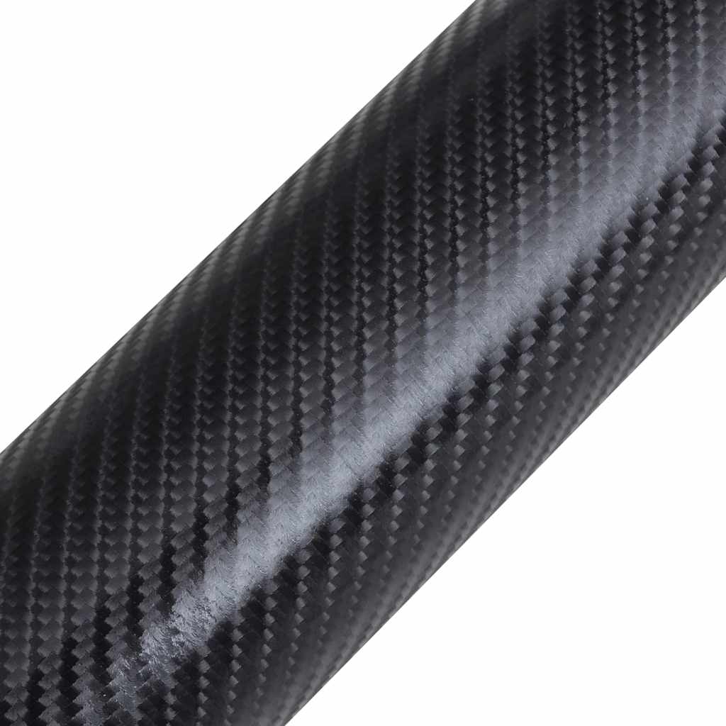 vidaXL Autofolien 2 Stk. 4D Schwarz 100x150 cm+50x150 cm