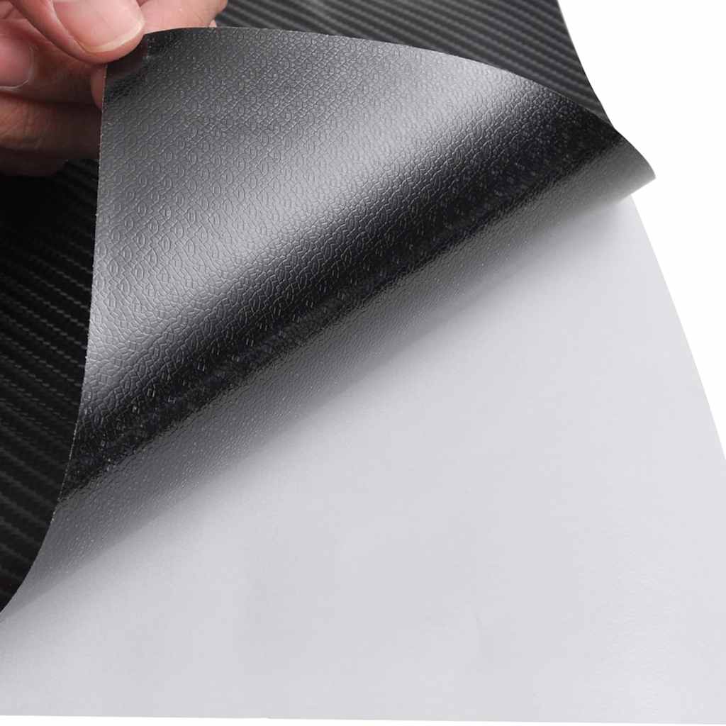 vidaXL Autofolien 2 Stk. 4D Schwarz 100x150 cm