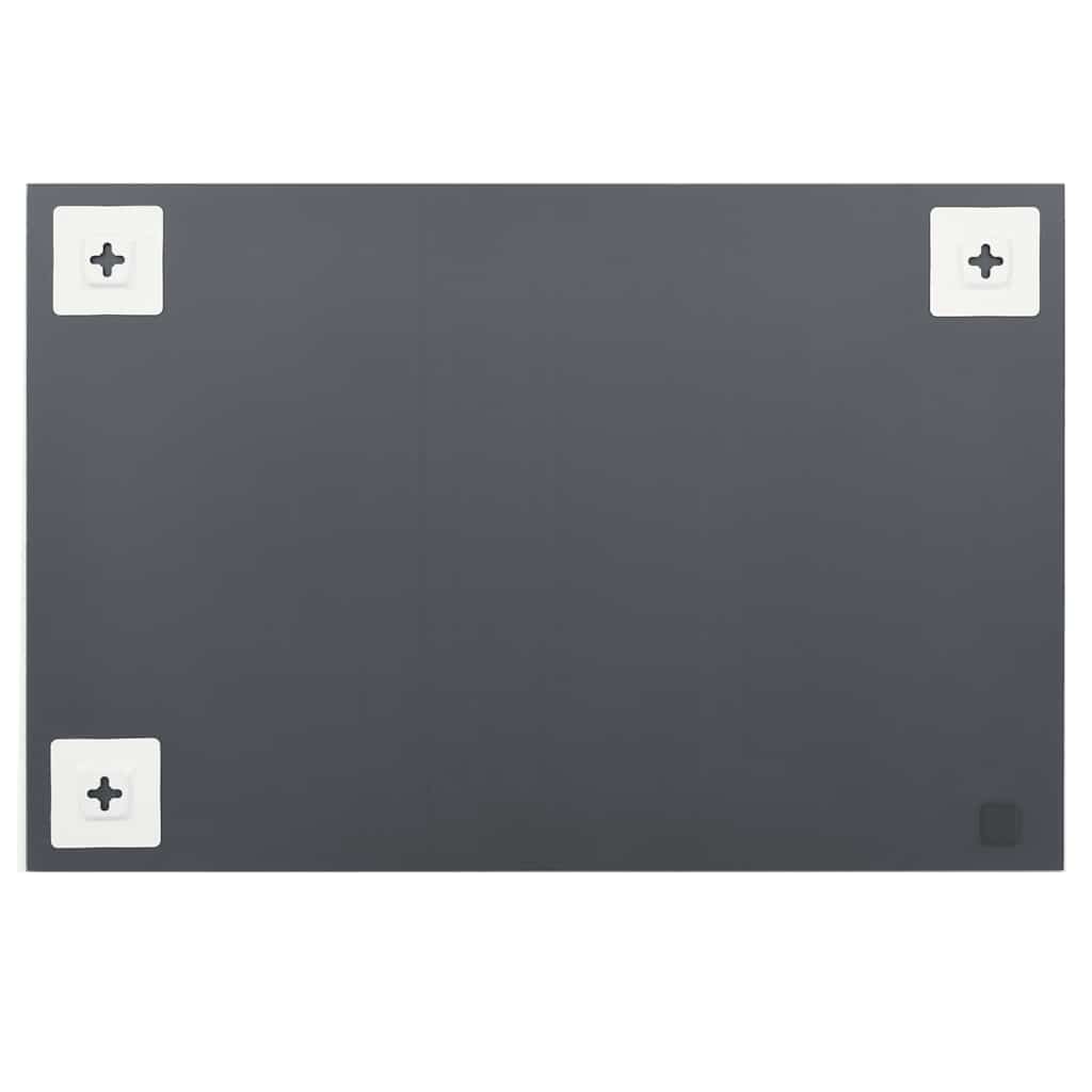 vidaXL Wandspiegel mit LED-Beleuchtung Rechteckig Glas