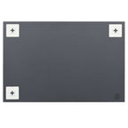 vidaXL Wandspiegel mit LED-Beleuchtung Rechteckig Glas