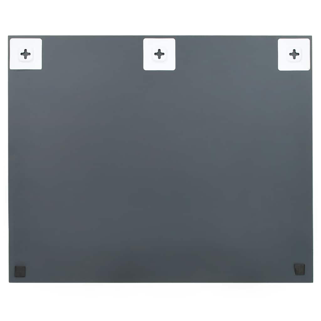 vidaXL Wandspiegel ohne Rahmen mit LED-Beleuchtung Rechteckig Glas