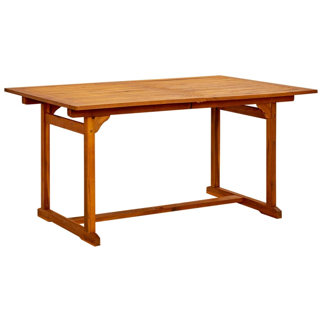 vidaXL 7-tlg. Garten-Essgruppe Massivholz Akazie 150-200 cm