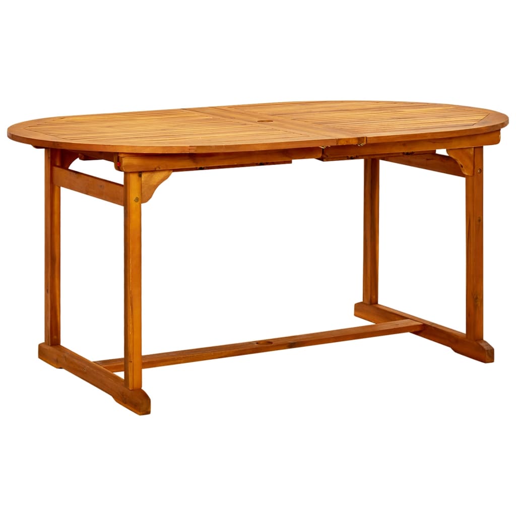 vidaXL 7-tlg. Garten-Essgruppe Massivholz Akazie 160-240 cm