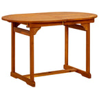 vidaXL 7-tlg. Garten-Essgruppe Massivholz Akazie 120-170 cm