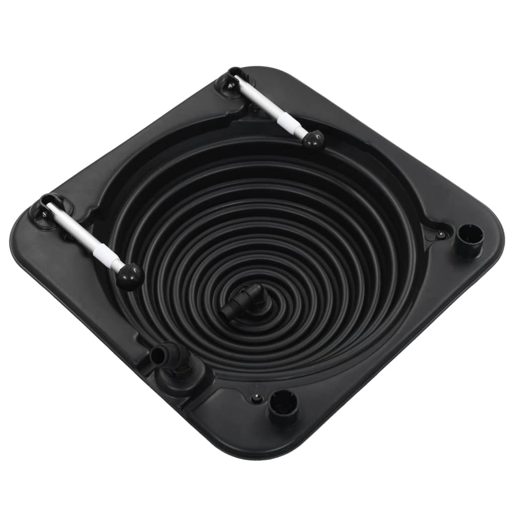 vidaXL Solarkugel Poolheizung 2 Stk. 75x75x36 cm HDPE Aluminium