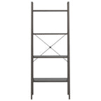 vidaXL Standregal mit 4 Böden Schwarz 56x35x140 cm