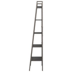 vidaXL Standregal mit 5 Böden Schwarz 56x35x174 cm
