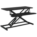 vidaXL Arbeitsstation Verstellbar 90x40x(13-50) cm Stahl Holzwerkstoff