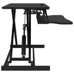 vidaXL Arbeitsstation Verstellbar 90x40x(13-50) cm Stahl Holzwerkstoff