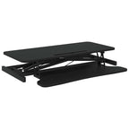 vidaXL Arbeitsstation Verstellbar 90x40x(13-50) cm Stahl Holzwerkstoff