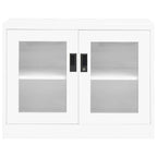 vidaXL Büroschrank Weiß 90x40x70 cm Stahl