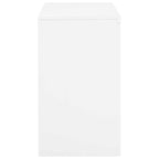 vidaXL Büroschrank Weiß 90x40x70 cm Stahl