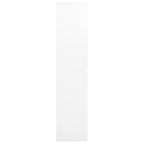 vidaXL Büroschrank Weiß 90x40x180 cm Stahl und Hartglas
