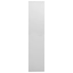vidaXL Büroschrank Hellgrau 90x40x180 cm Stahl und Gehärtetes Glas