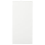 vidaXL Schrank mit Schiebetür Weiß 90x40x90 cm Stahl