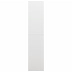 vidaXL Schließfachschrank Weiß 90x40x180 cm Stahl