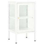 vidaXL Sideboard 38x35x70 cm Metall und Glas