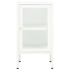vidaXL Sideboard 38x35x70 cm Metall und Glas