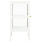 vidaXL Sideboard 38x35x70 cm Metall und Glas