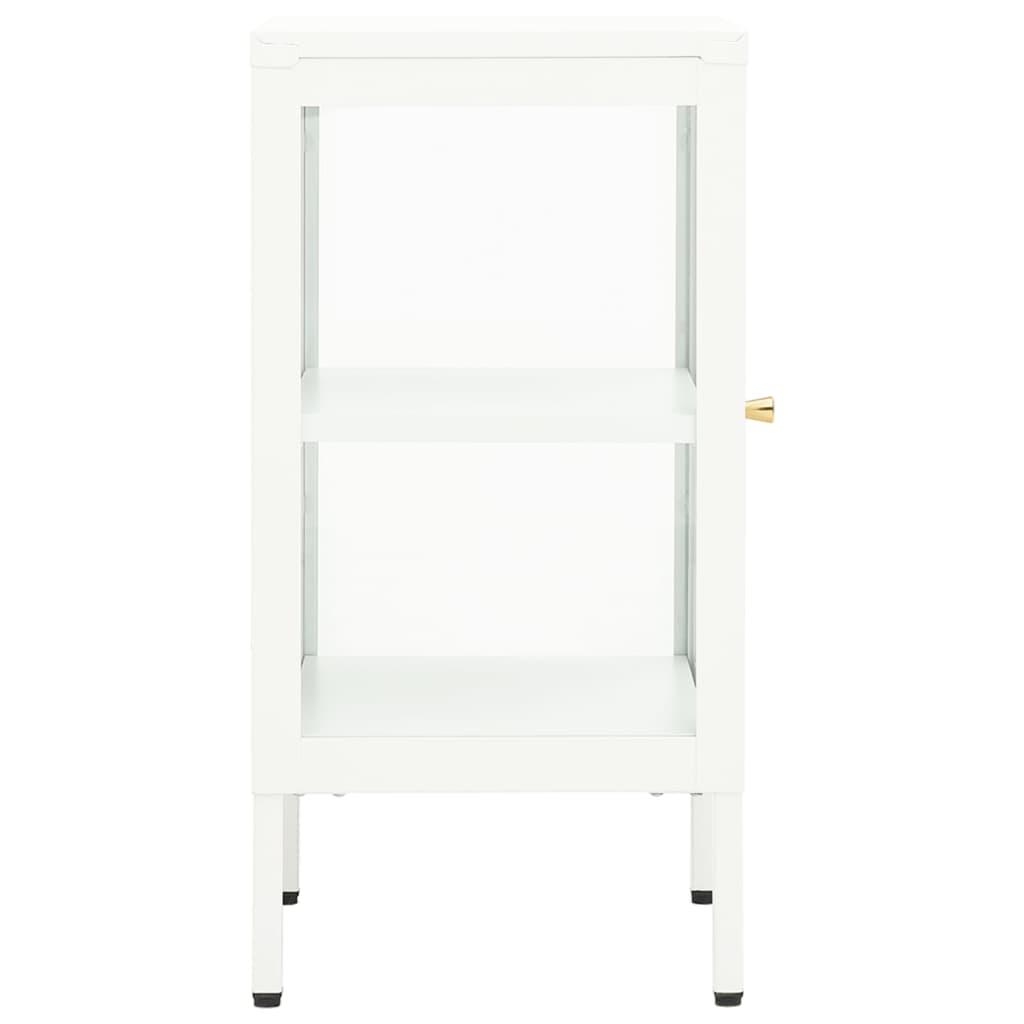 vidaXL Sideboard 38x35x70 cm Metall und Glas