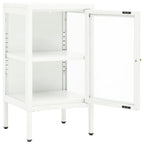 vidaXL Sideboard 38x35x70 cm Metall und Glas