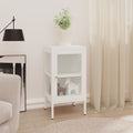 vidaXL Sideboard 38x35x70 cm Metall und Glas