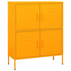 vidaXL Lagerschrank Senfgelb 80x35x101,5 cm Stahl