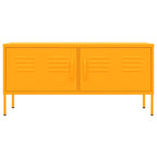 vidaXL TV-Schrank Senfgelb 105x35x50 cm Stahl