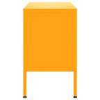 vidaXL TV-Schrank Senfgelb 105x35x50 cm Stahl