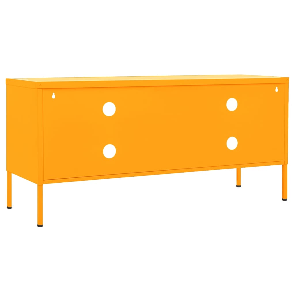 vidaXL TV-Schrank Senfgelb 105x35x50 cm Stahl