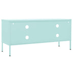 vidaXL TV-Schrank Minzgrün 105x35x50 cm Stahl