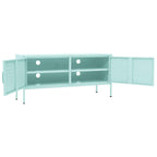 vidaXL TV-Schrank Minzgrün 105x35x50 cm Stahl