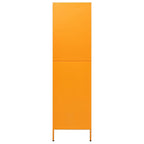 vidaXL Kleiderschrank Senfgelb 90x50x180 cm Stahl