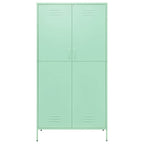 vidaXL Kleiderschrank Minzgrün 90x50x180 cm Stahl