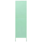 vidaXL Kleiderschrank Minzgrün 90x50x180 cm Stahl
