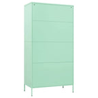 vidaXL Kleiderschrank Minzgrün 90x50x180 cm Stahl