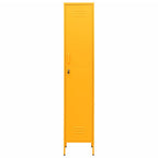 vidaXL Schließfachschrank Senfgelb 35x46x180 cm Stahl